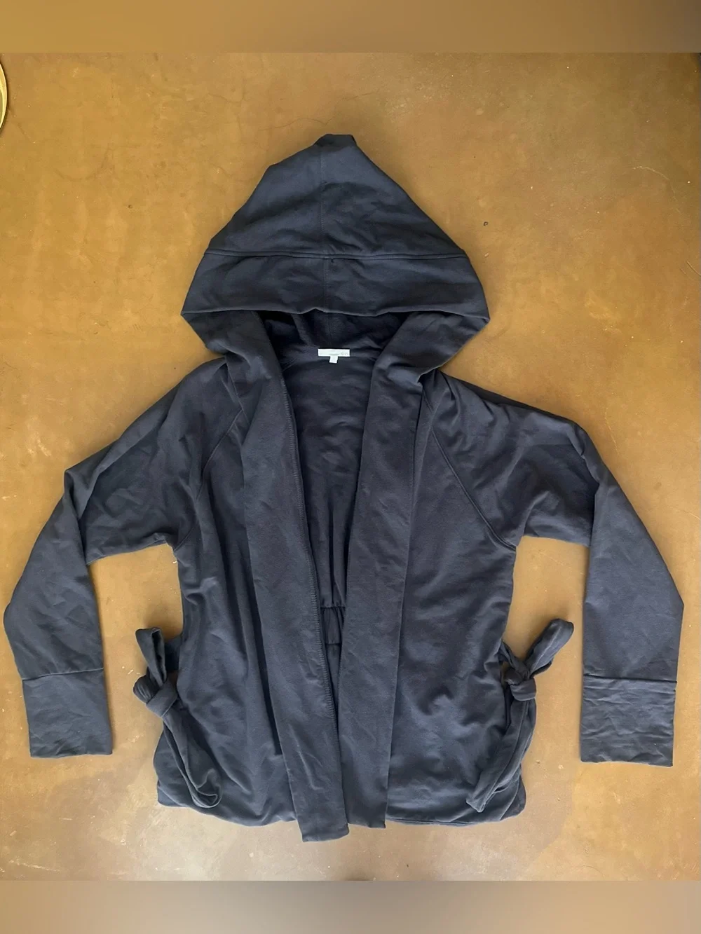 Skin - Luxury Cotton Hooded Loungewear Wrap / Cardigan